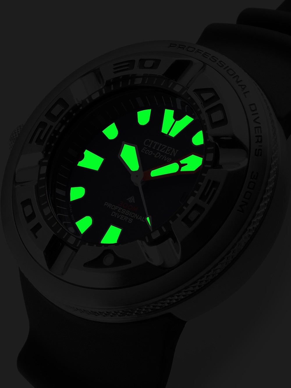 Citizen BJ8050-08E นาฬิกาข้อมือผู้ชาย Eco-Drive Eco Zilla Pro Divers 300m Men's Watch