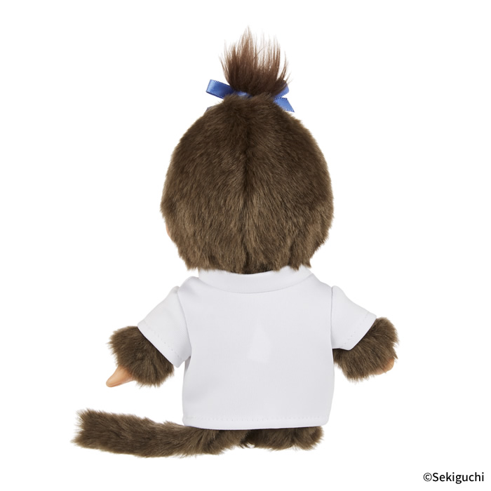 [PRE-ORDER] Monchhichi ตุ๊กตาม่อนชิชิจัง ใส่เสื้อ Johannes Vermeer Size H21.5 x W13 x D7.5 cm นำเข้าจากญี่ปุ่น モンチッチちゃん 女の子 Tシャツ モンチッチ もんちっち monchhichi フェルメール アート