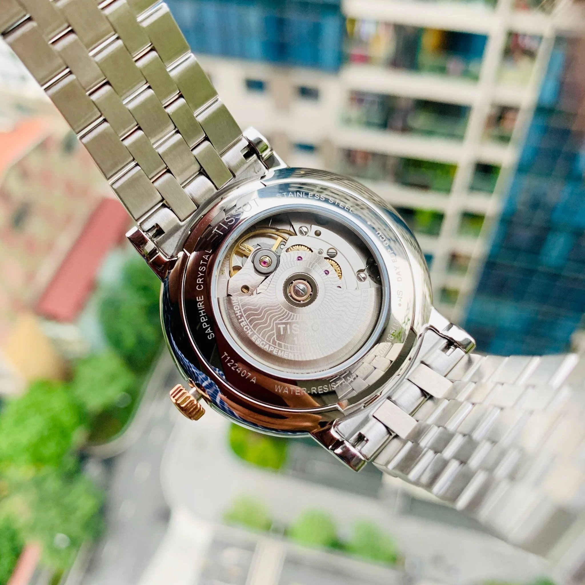 Tissot T122.407.22.031.01 นาฬิกาผู้ชาย Carson Premium Powermatic 80 Automatic Men's Watch