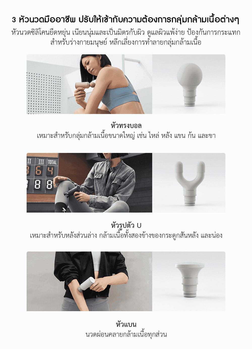 Xiaomi Fascia Massage Gun Mini - เครื่องนวดกล้ามเนื้อเสียวหมี่ รุ่นมินิ