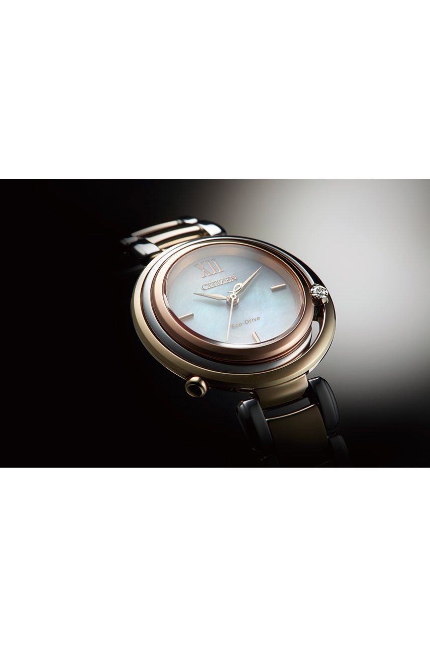 Citizen EM0654-88D นาฬิกาผู้หญิง Citizen L Ambiluna Eco-Drive Diamond Women's Watch