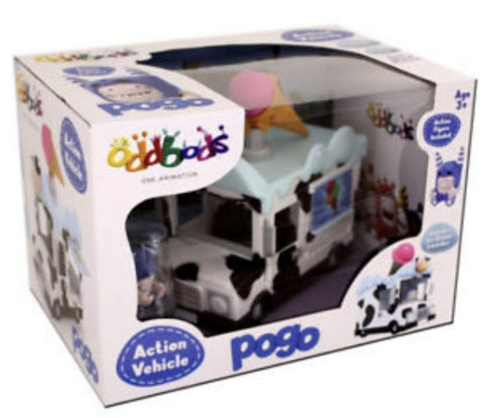 Pogo กับรถแวน พร้อม Icecream launcher