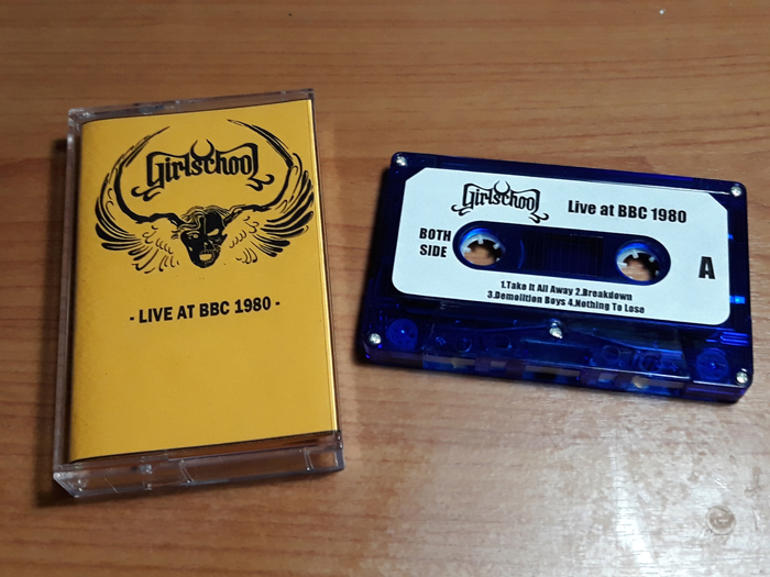 GIRLSCHOOL “LIVE AT BBC 1980” Tape