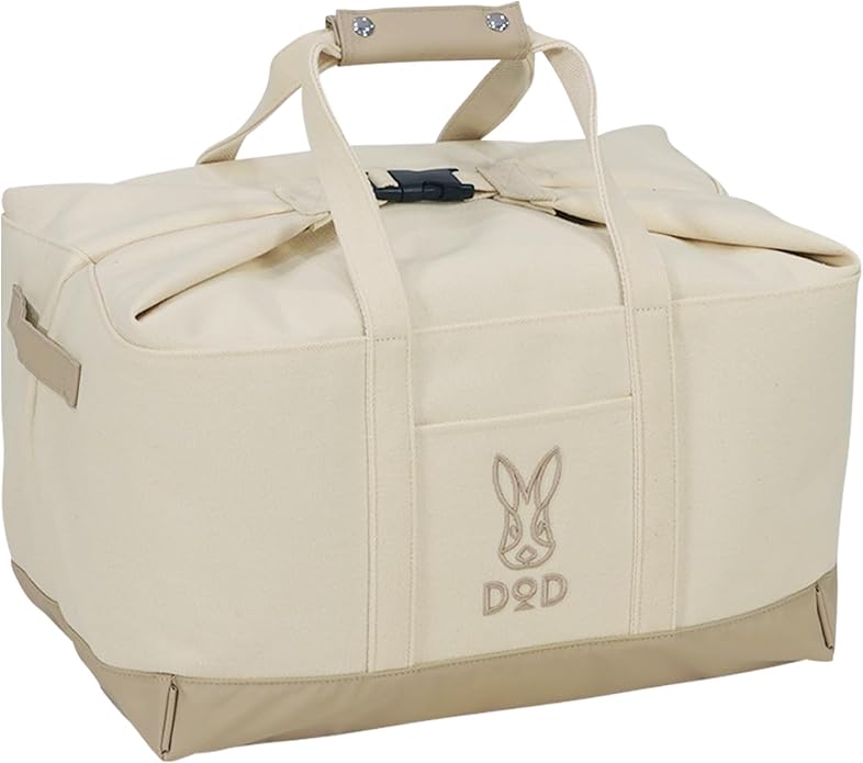 [PRE-ORDER] กระเป๋าผ้า กระเป๋าพับได้ กระเป๋าถือขึ้นเครื่อง D.O.D. TOTE Bag HAKO NA-RU 40L นำเข้าจากญี่ปุ่น DODトートハコナール（40）