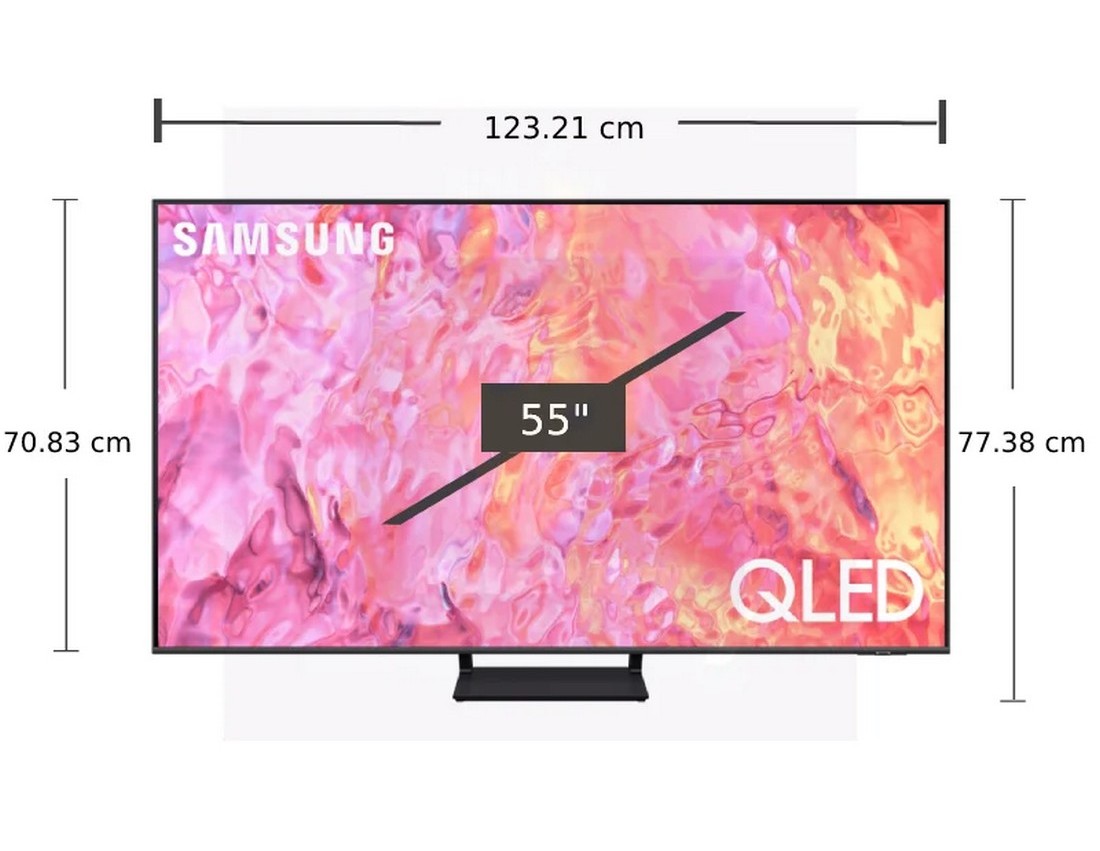 Samsung TV 55Q65C UHD QLED (55", 4K, Smart) QA55Q65CAKXXT