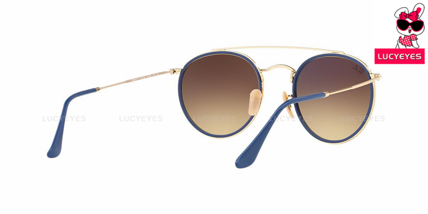 RayBan RB3647N 001/9U ROUND DOUBLE BRIDGE