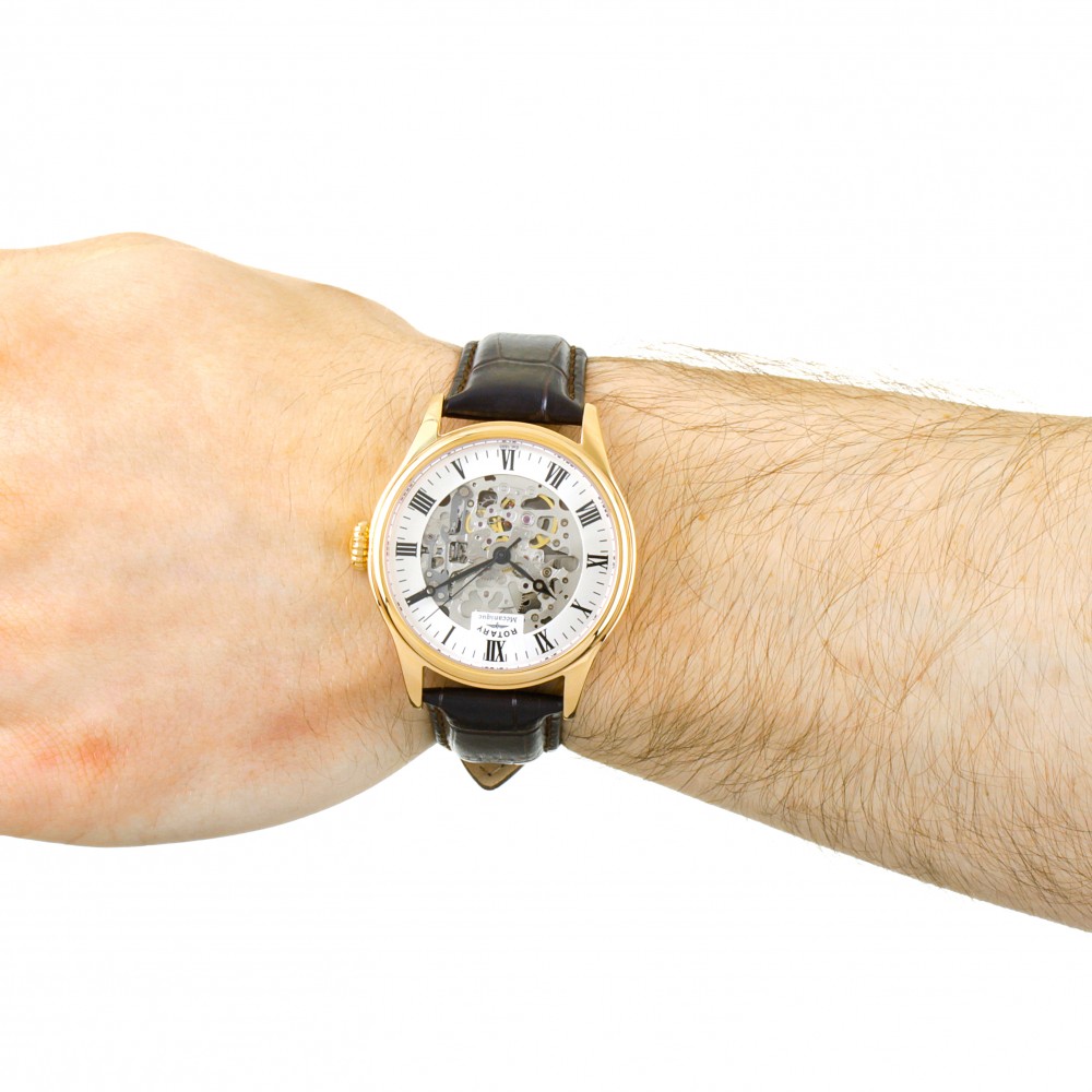 Rotary GS02942.01 นาฬิกาผู้ชาย SKELETON AUTOMATIC Men's Watch