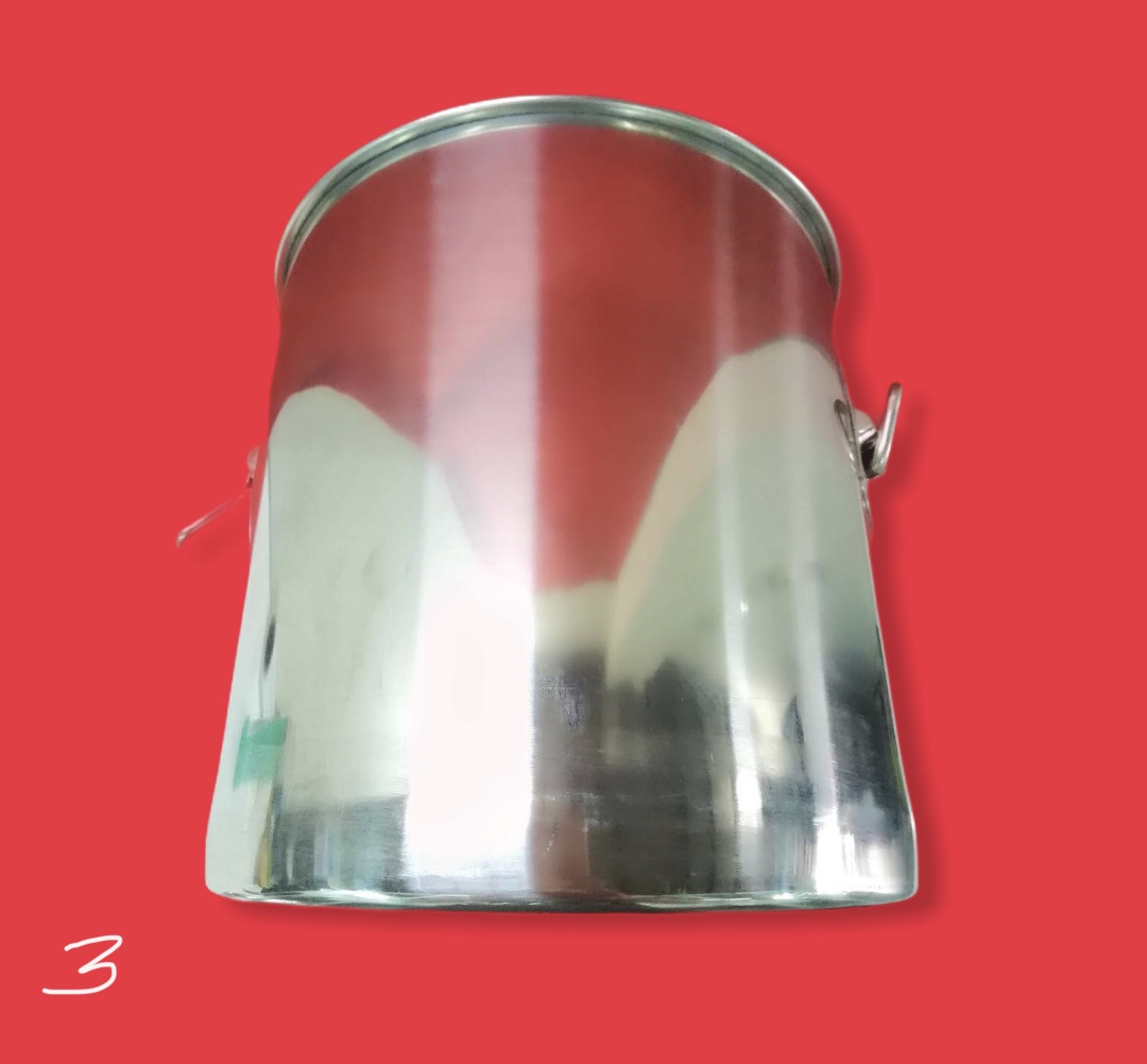 หม้อต้มชาสเตนเลสอย่างดี ขนาด 25* 25 ไม่มีสารตระกั่ว 25*25cm Stainless steel soup bucket