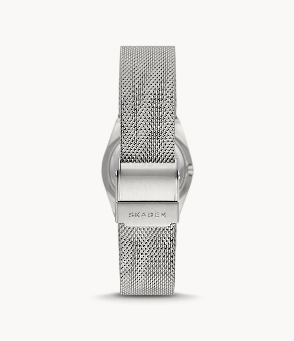 Skagen SKW3080 นาฬิกาผู้หญิง Grenen Lille Solar-Powered Stainless Steel Mesh Women's Watch