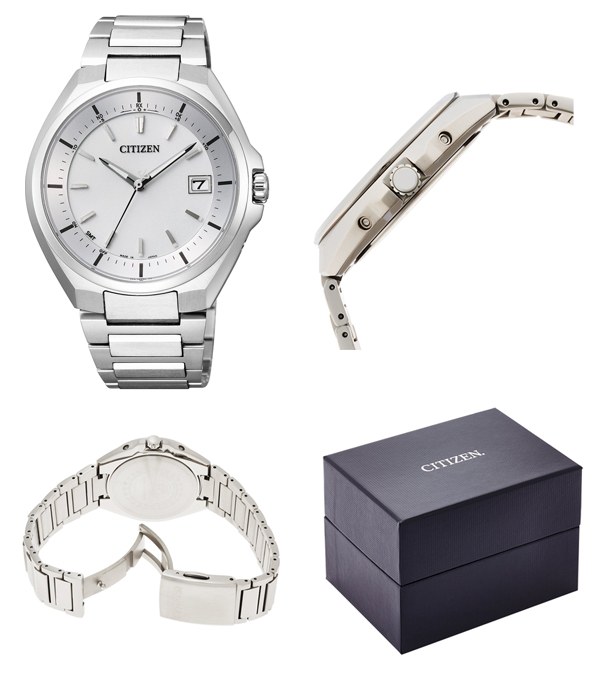 Citizen CB3010-57A นาฬิกาผู้ชาย Eco-Drive Attesa Global Radio Controlled AT Men's Watch