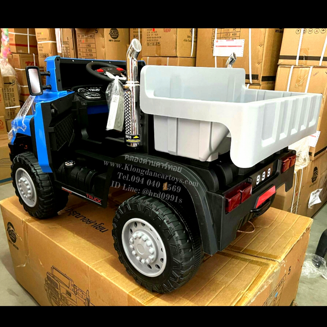 รถกะบะบรรทุกเด็กแบตเตอรี่ดัมได้💥ท้ายดัมมีล็อกดัมอัติโนมัติ, บังคับบนมือถือiphoneได้, ขับเคลื่อน4×4💥(4มอเตอร์,รีโมทบูลทูธ,แบต12v7a, ต่อบูลทูธ USB Mp3, ออกตัวสมูท, มีโช้ค)