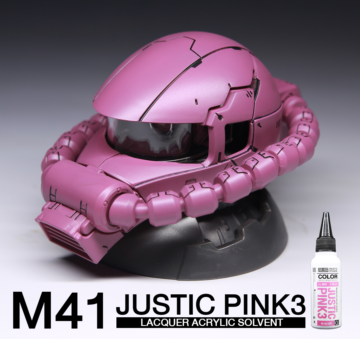 M41 JUSTIC PINK3 G [มันเงา] 60ml