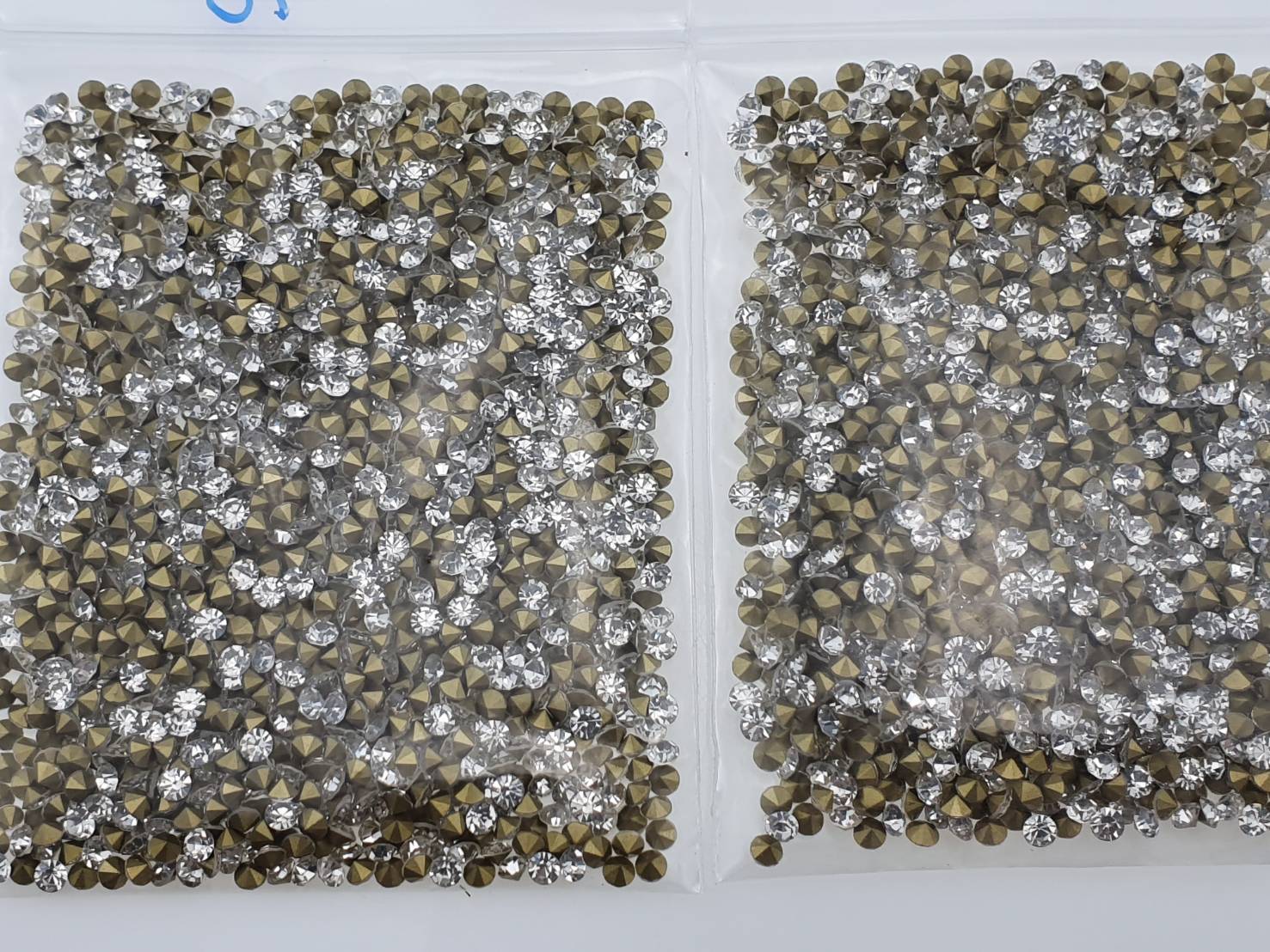 เพรชคริสตัลก้นแหลมจำนวน1440เม็ด สีรุ้ง AB สำหรับงานประดับเครื่องประดับ แต่งองค์พระ และชุดลิเก