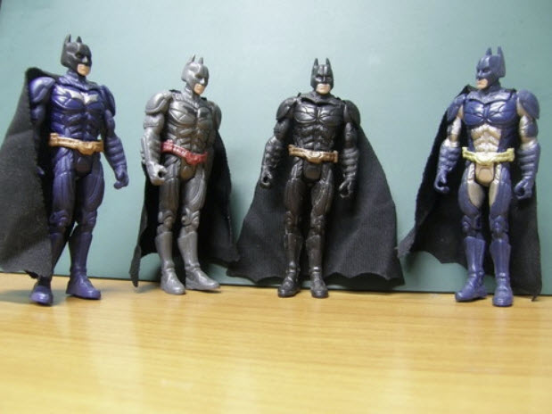 ฟิคเกอร์ แบทแมน ชุด 4 ตัว ขนาด 4 นิ้ว (Mattel)