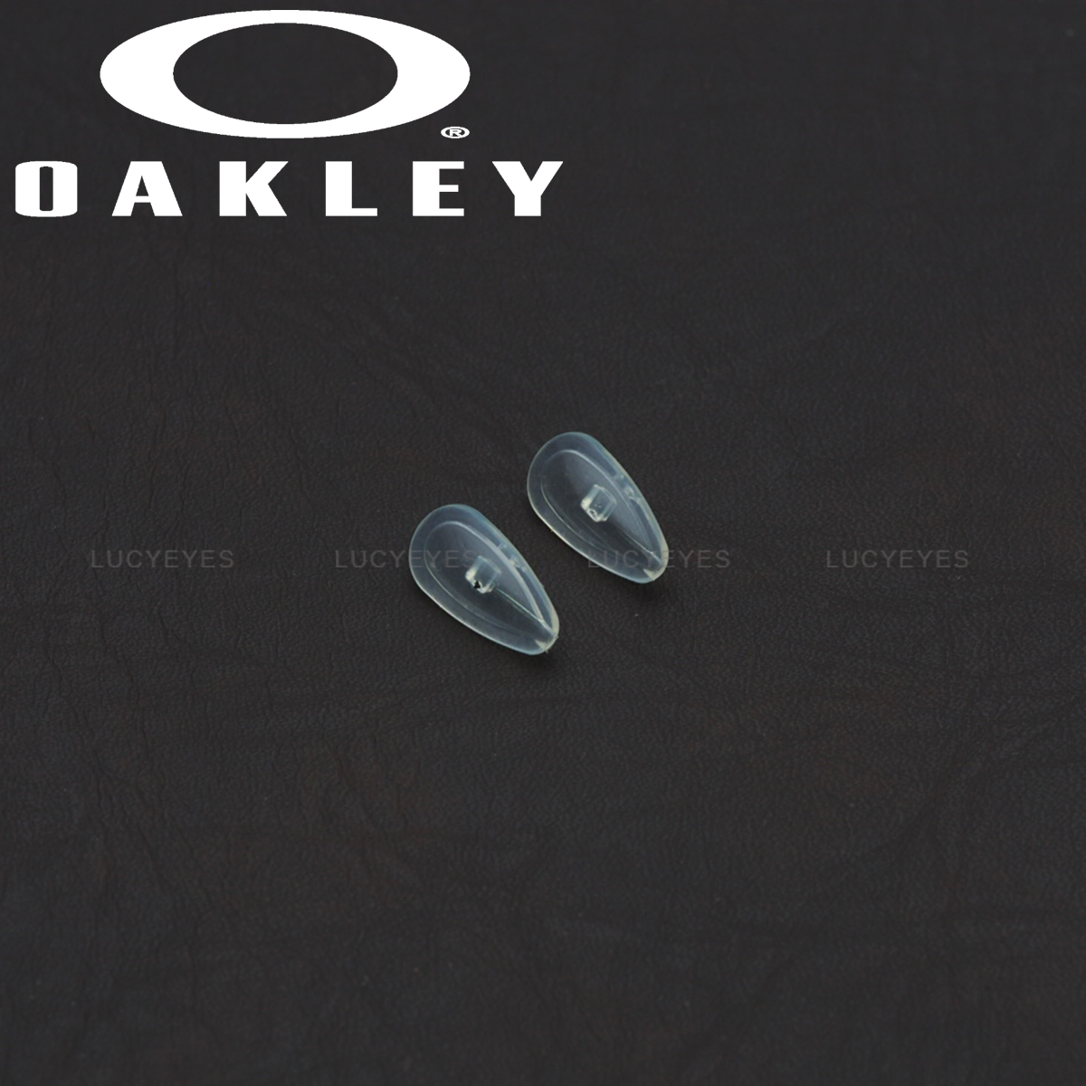 แป้นจมูกแว่น OAKLEY แบบใส่น๊อต สีใส