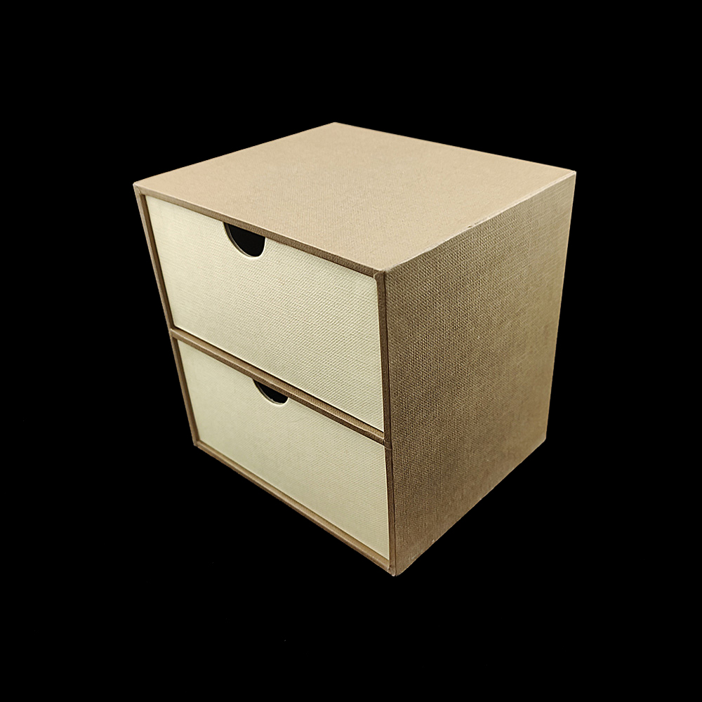 RF105 กล่องจั่วปัง ทรงลิ้นชัก 2 ชั้น ขนาด 12 x 14 x 14 ซม.