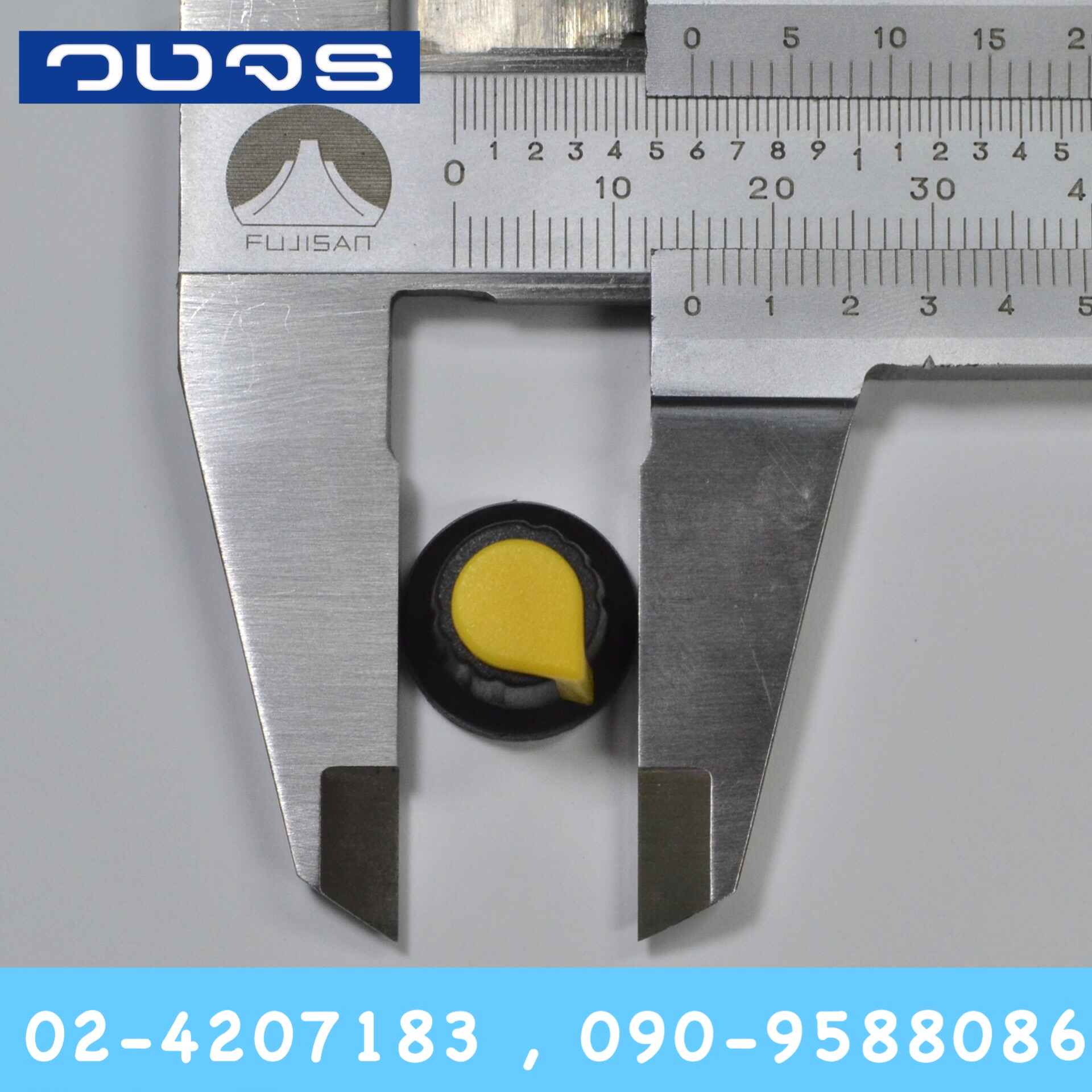 ลูกบิดพลาสติก WH148 15x17มิล แกนเฟือง 6มิล