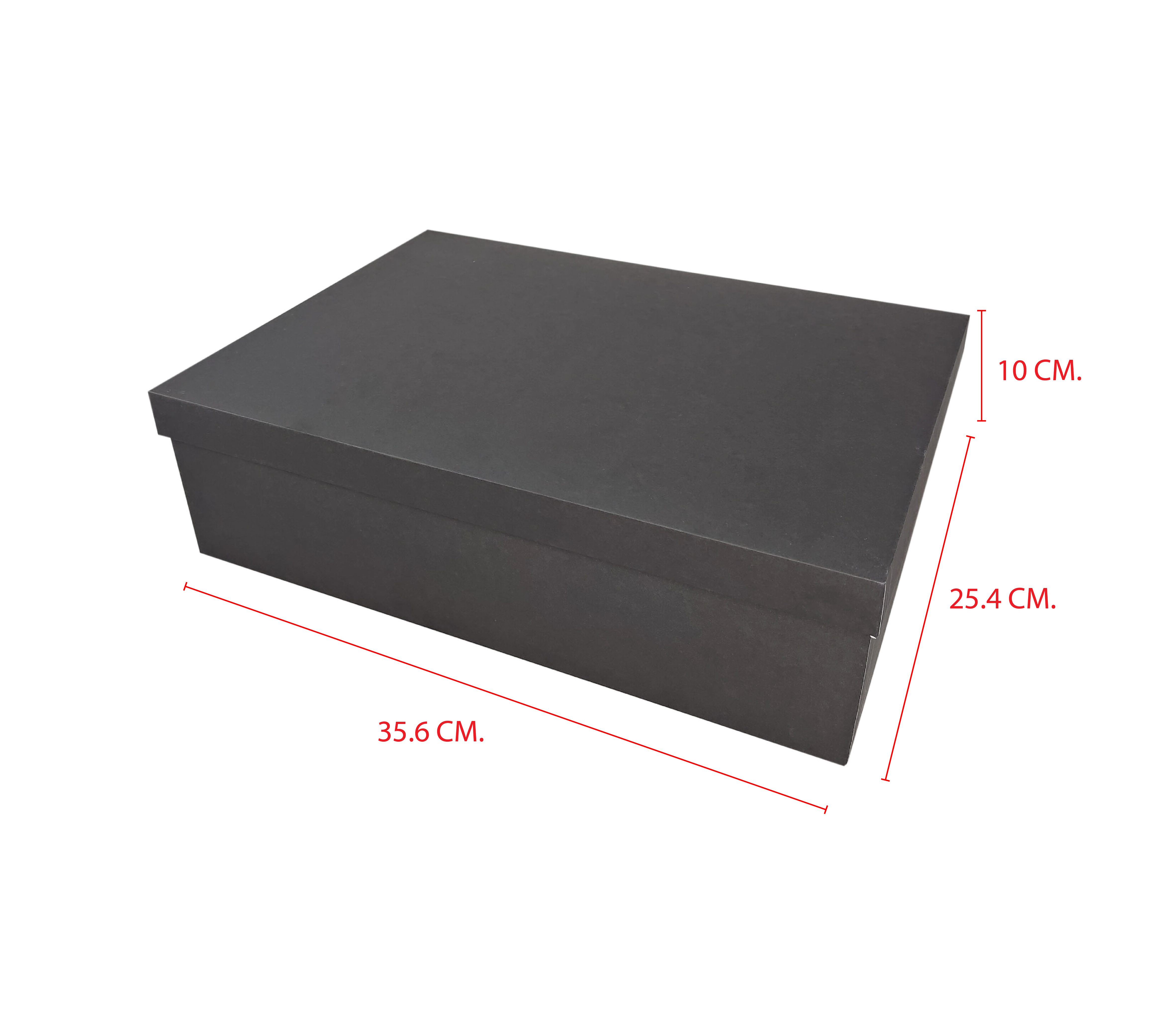 RC602 กล่องจั่วปัง ทรงฝาครอบ ขนาด 25.5 x 35.5 x 10 ซม. (ฝาสูง 2.5 ซม.)