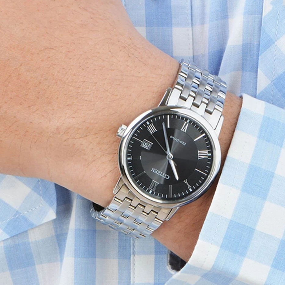 Citizen BM6770-51E นาฬิกาข้อมือผู้ชาย Eco-Drive Made in Japan Men's Watch