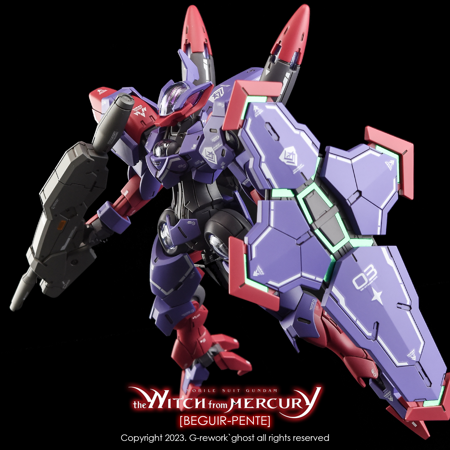 G-REWORK CUSTOM DECAL HG 1/144 BEGUIR-PENTE