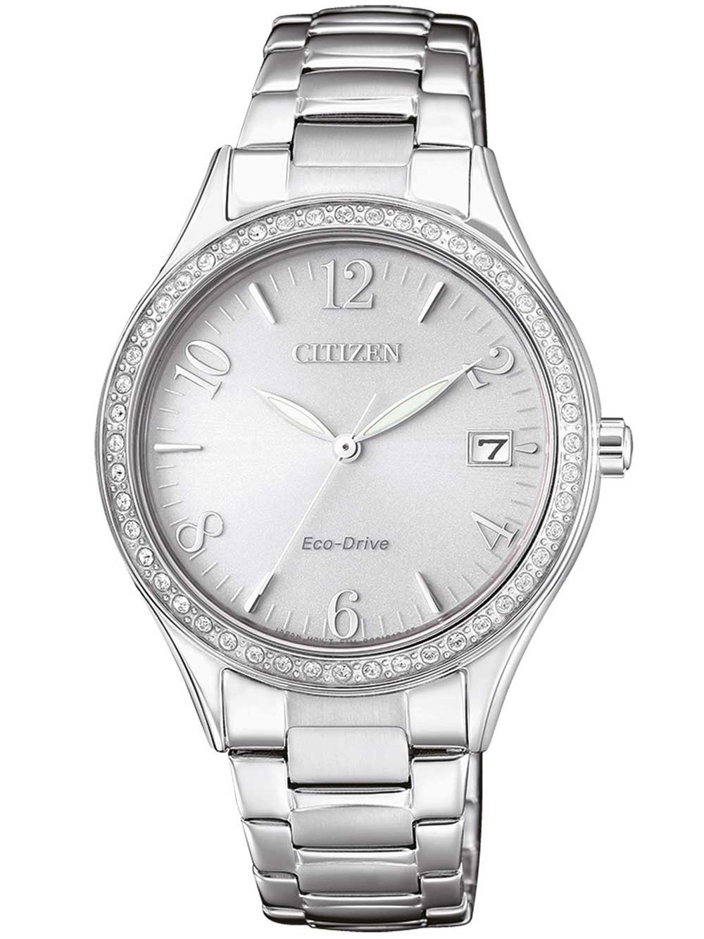 Citizen EO1180-82A นาฬิกาผู้หญิง Eco-Drive Swarovski Crystal Women's Watch