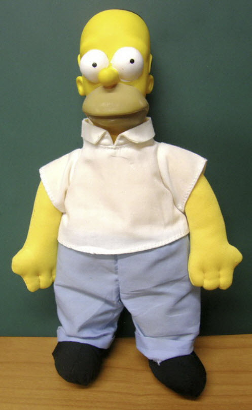โฮมเมอร์ (Homer) ขนาด 10 นิ้ว หัวไวนีล (มือสอง)