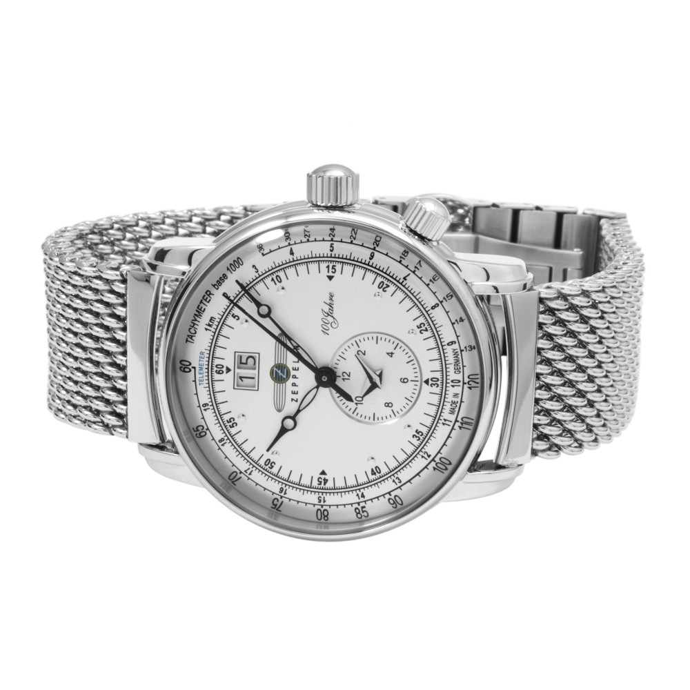 Zeppelin 7640M-1 นาฬิกาผู้ชาย Series 100 Years ED.1 Quartz Men's Watch Made In Germany