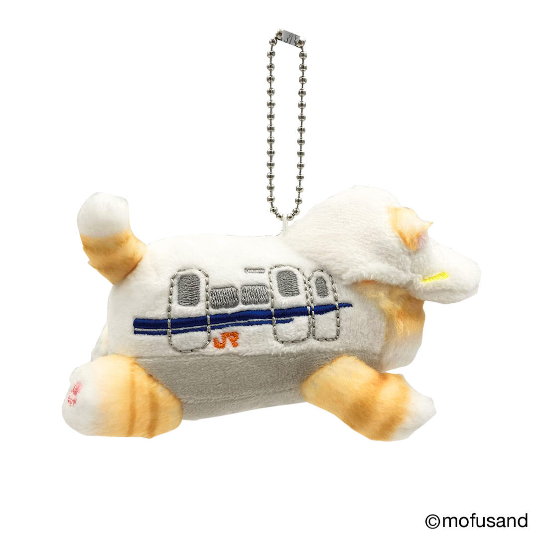 [PRE-ORDER] พวงกุญแจ แมวโมฟุ ชินคันเซน Mofusand - Tokaido Shinkansen นำเข้าจากญี่ปุ่น โมฟุซาน mofu mofusand×東海道新幹線 マスコット幹線 ぬいぐるみ