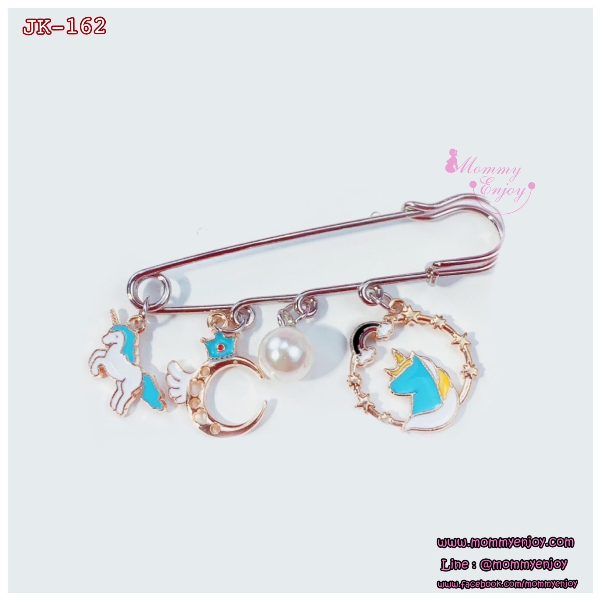 เข็มกลัดติดชุด ติดเพื่อความสวย หรือติดเพื่อความเชื่อสวยลงตัว เซตเกาหลี V2.