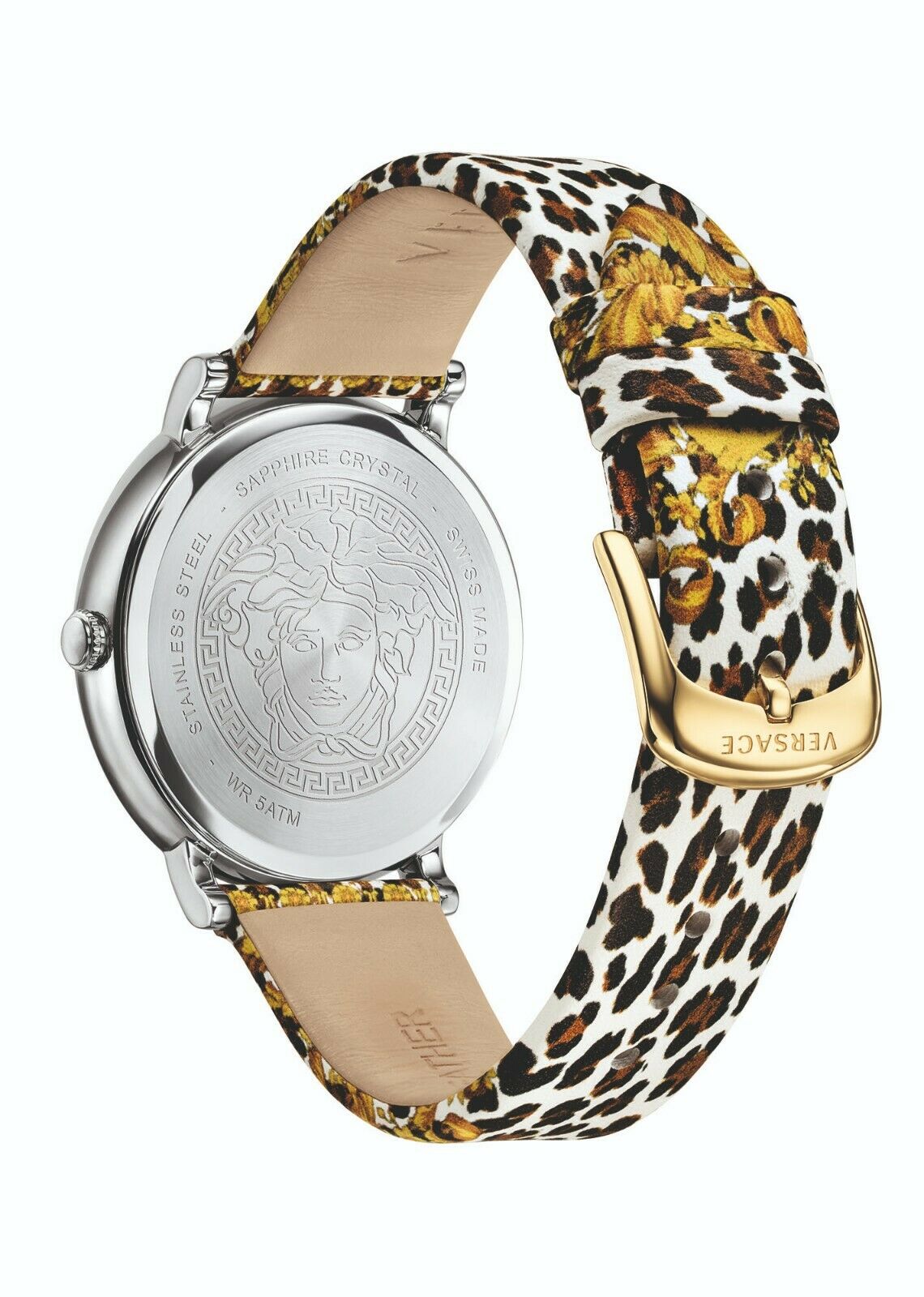 Versace VBP120017 นาฬิกาผู้หญิง V-Circle Quartz Women's Watch
