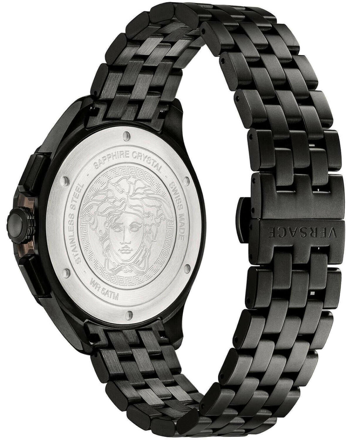 Versace VEBJ00618 นาฬิกาผู้ชาย Glace Chronograph Quartz Swiss Made Men's Watch