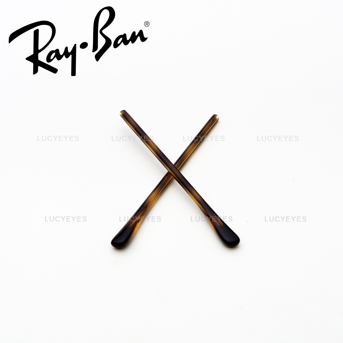 ยางหุ้มขาแว่นสายตา Rayban RX3582V แท้ 100% (สีกระน้ำตาล)
