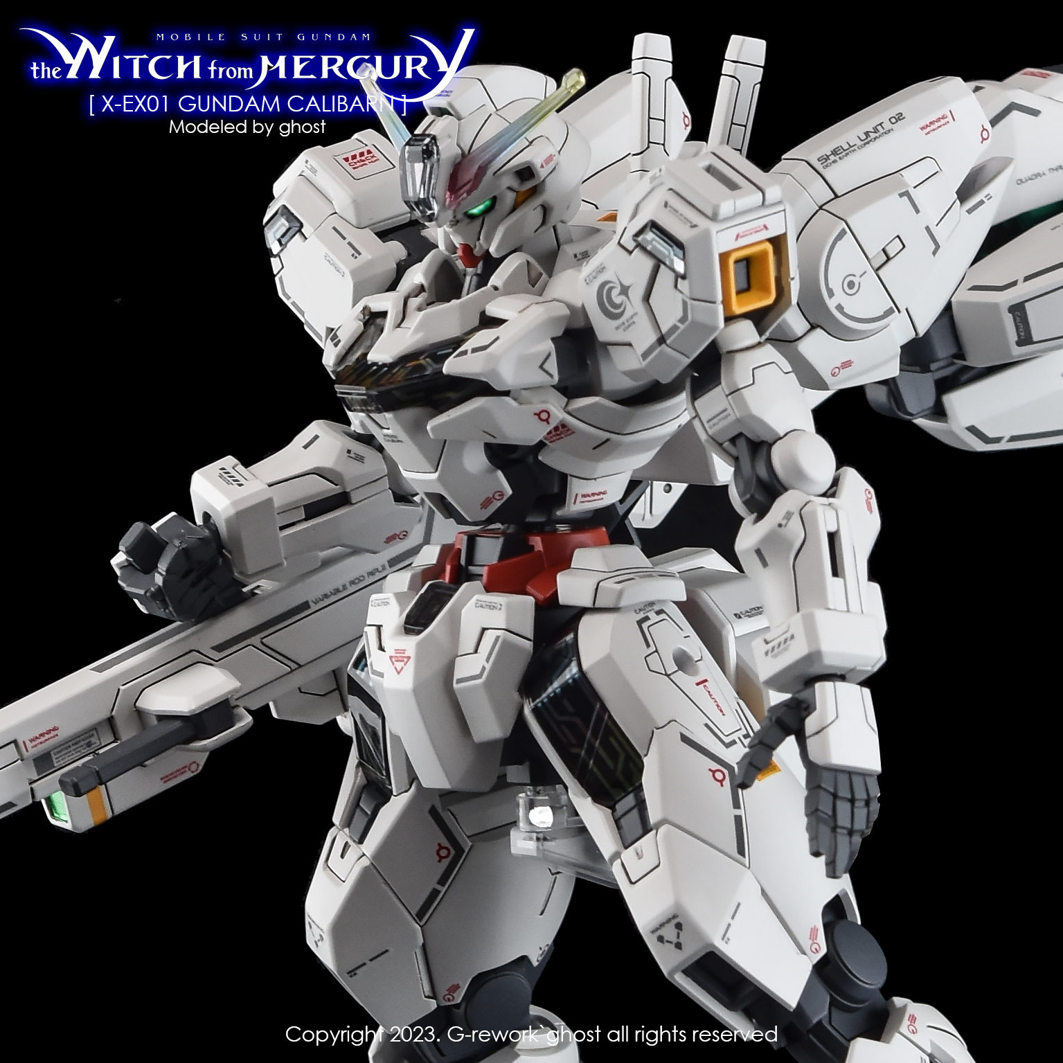 G-REWORK CUSTOM DECAL HG 1/144 CALIBARN GUNDAM