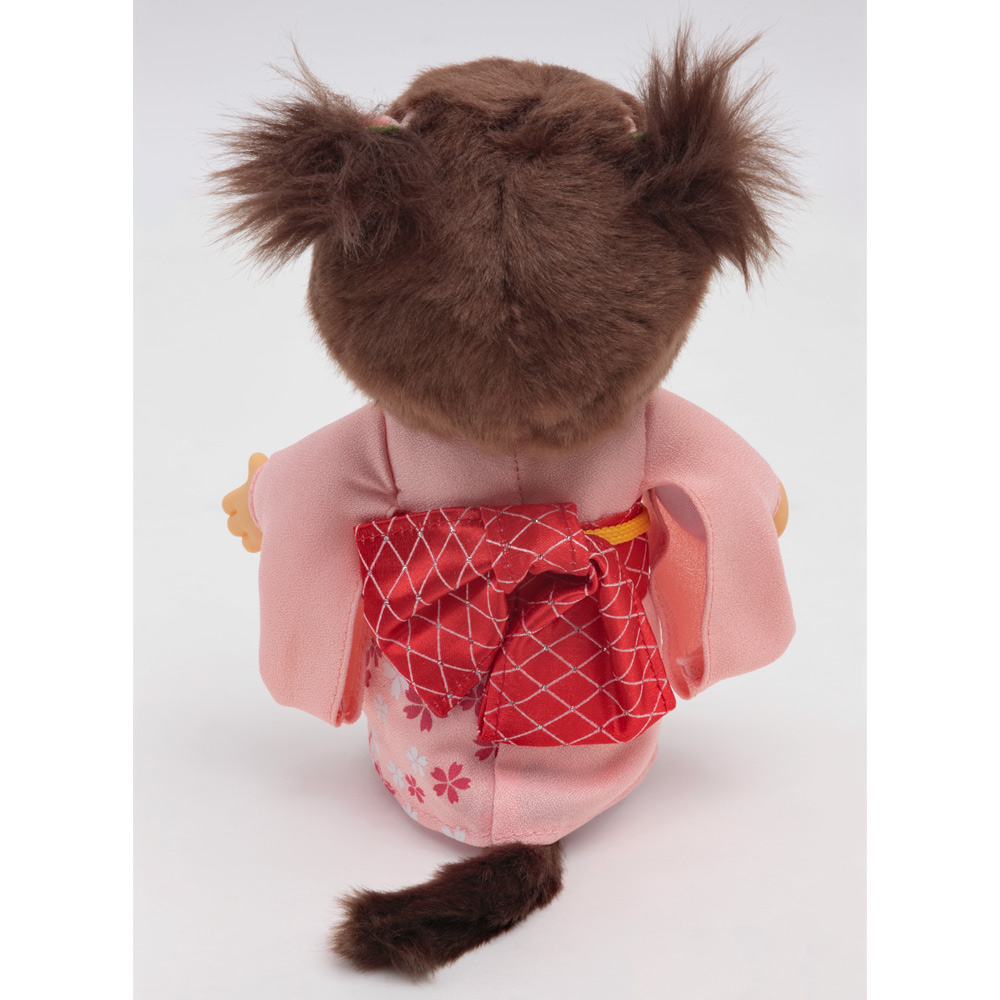 [PRE-ORDER] ตุ๊กตา ม่อนชิชิ กิโมโน ซากุระ Size S ม่อนชิชิจัง Monchhichi Sakura Kimono 11 x 9 x 19 cm นำเข้าจากญี่ปุ่น 桜 モンチッチ