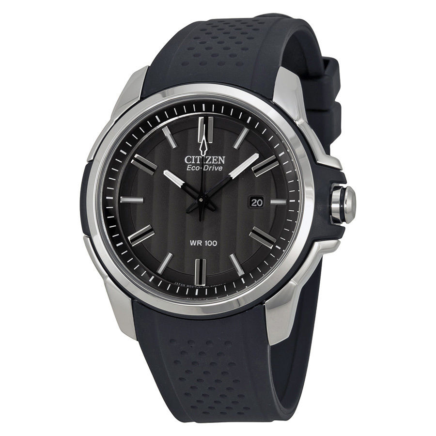 Citizen AW1150-07E นาฬิกาผู้ชาย Citizen Eco Drive รุ่น AW1150-07E, AR Black Dial Men's Watch