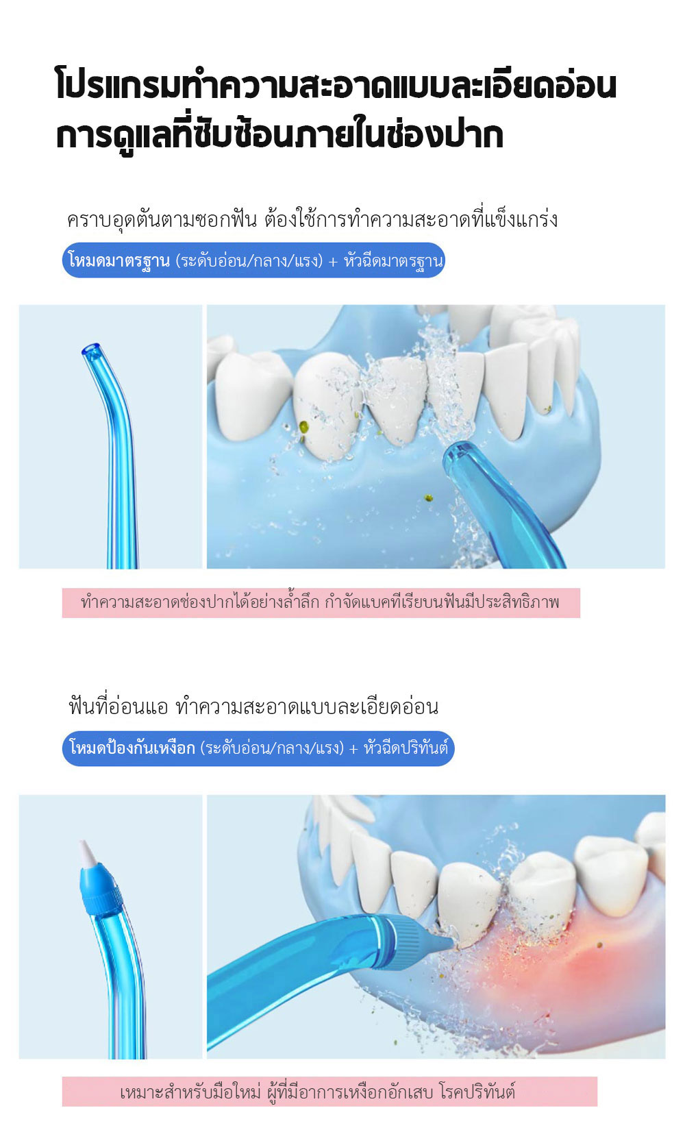Xiaomi SOOCAS W3 Pro Portable Oral Irrigator - เครื่องฉีดน้ำทำความสะอาดฟัน SOOCAS W3 Pro