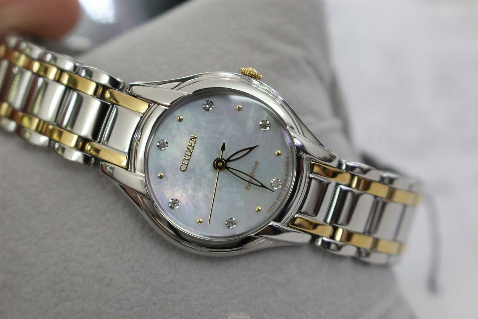 Citizen EM0284-51D นาฬิกาผู้หญิง Citizen Eco-Drive Mother of Pearl Women's Watch