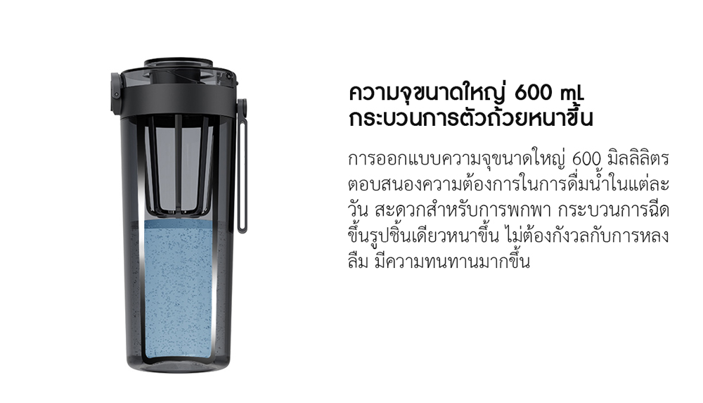 Xiaomi Tritan Water Cup 600ml. - ขวดน้ำไททันเสี่ยวหมี่ ขนาด 600ml.