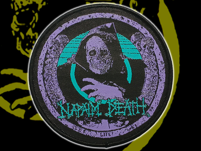 NAPALM DEATH 'Skull' Woven Patch
