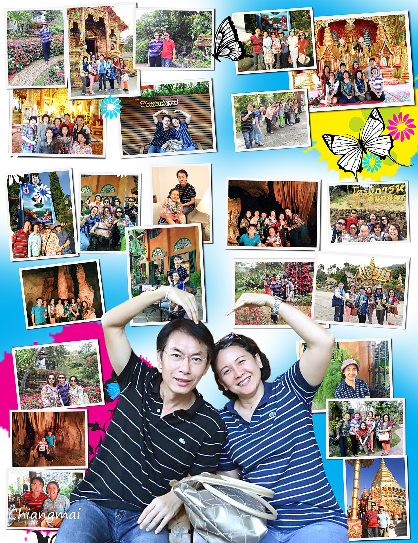 PhotoMix ขนาด 20x24 นิ้ว กรอบลอยด้าน