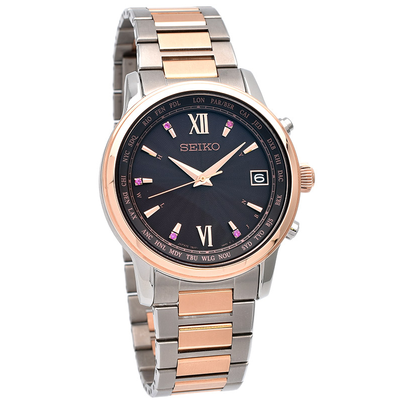 Seiko SAGZ100 นาฬิกาข้อมือผู้ชาย Brigtz Solar Radio Limited Edition 800Pcs. Made in Japan Men's Watch