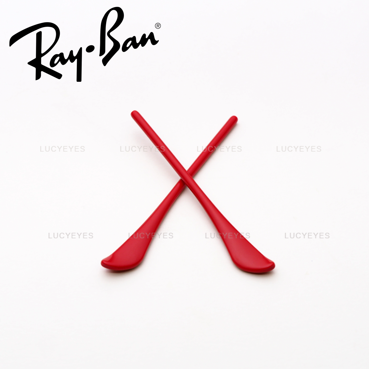 ยางหุ้มขาแว่นสายตา Rayban RX6436D, RX7140, RX7164 แท้ 100% (สีแดง)