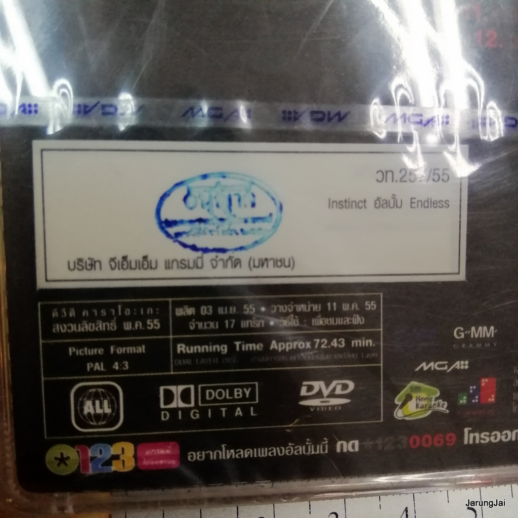 dvd instinct endless 17 เพลง คาราโอเกะ dvd gmm