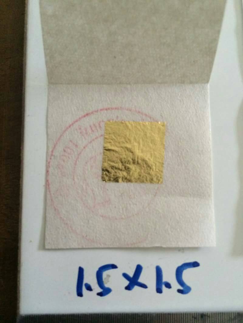 ทองวิทยาศาสตร์เบอร์ 2(ขนาด1.5X1.5cm)ลังละ