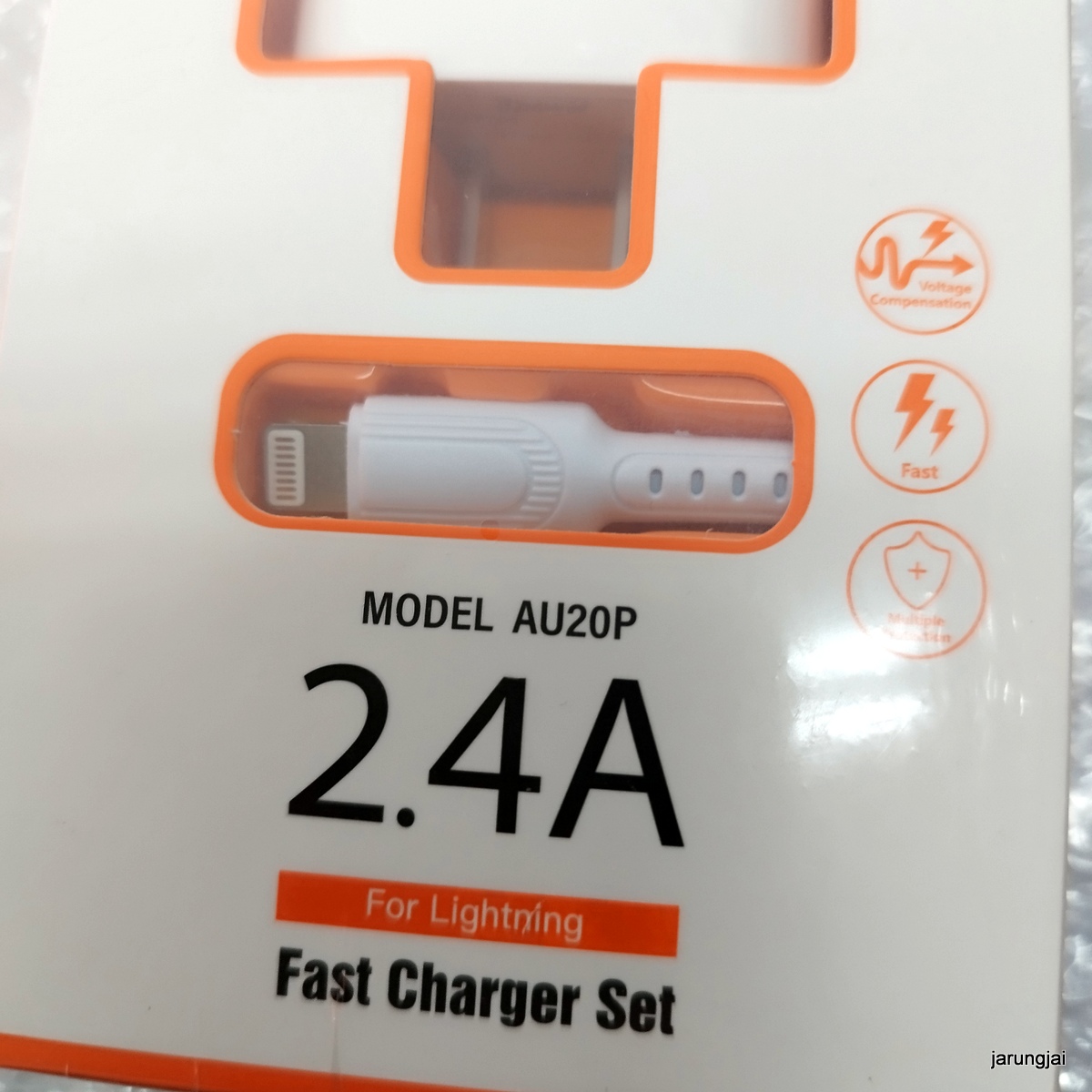 ชุดชาร์จ IP d-power 2.4A สาย LN au20p SK190B