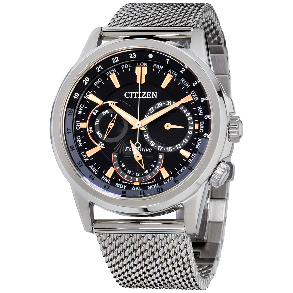 Citizen BU2020-70E นาฬิกาผู้ชาย Calendrier Eco-Drive Chronograph Men's Watch
