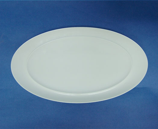 จาน เซรามิค,จาน วงรี,จาน โอเวล,จาน เปล,Oval Plate,17.5x32.0 cm,เซรามิค,แม็คซาดูร่า,Ceramics,Maxadura รุ่น M8712 Gong,Tablewarethai
