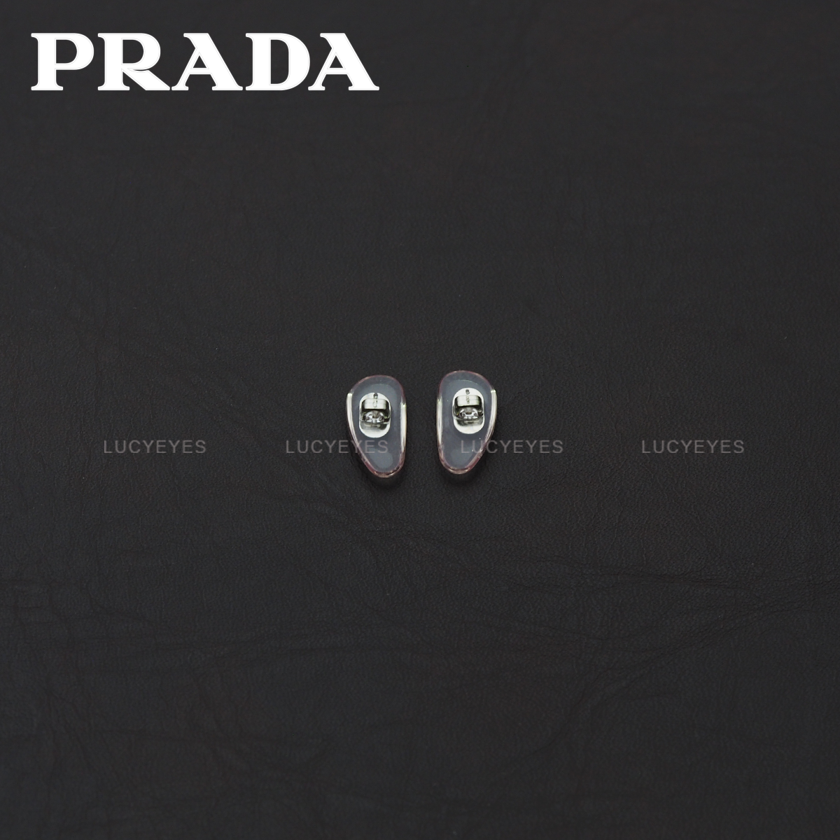 แป้นจมูก Prada แท้ 100% แบบเสียบใหญ่ (สีใส อะไหล่เงิน)