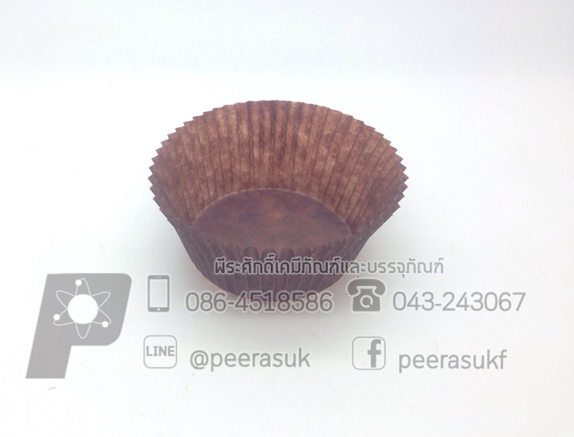 กระทงจีบ ฺBrown 4327 แพคละ 600 ใบ