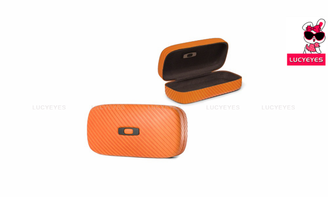 SQUARE O HARD SUNGLASS CASE - PERSIMMON